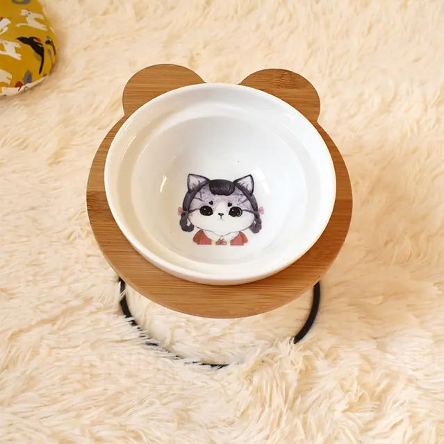 Feed Me Now Feline Serving Bowls