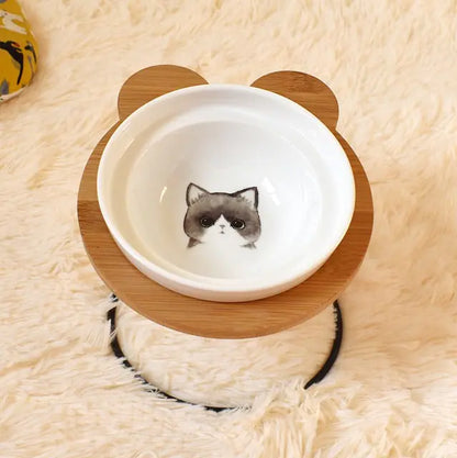 Feed Me Now Feline Serving Bowls