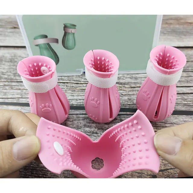 Somebody Save Me-ow Paw Protector and Silicone Nail Cover