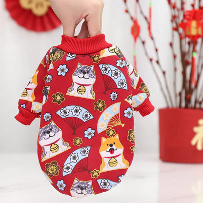 Oriental Olivia's Thin Fleece New Year's Dress