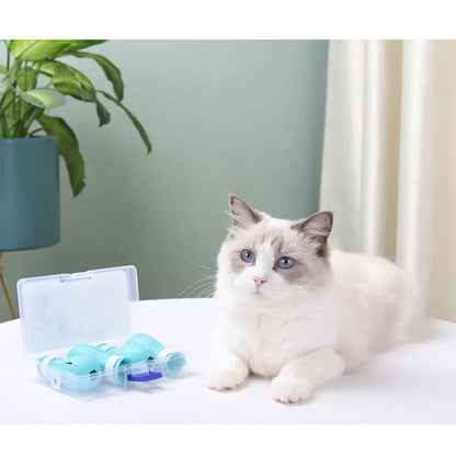 Somebody Save Me-ow Paw Protector and Silicone Nail Cover