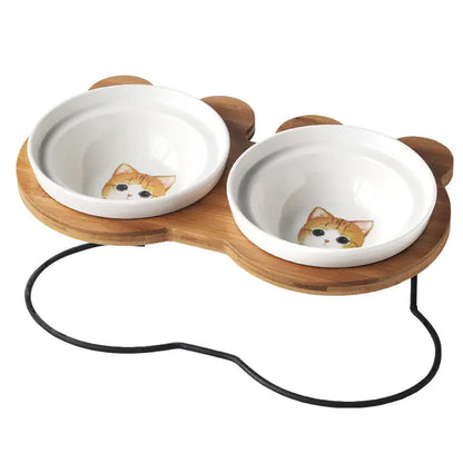 Feed Me Now Feline Serving Bowls