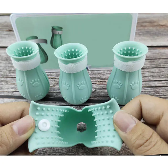 Somebody Save Me-ow Paw Protector and Silicone Nail Cover