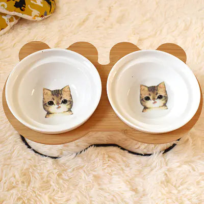 Feed Me Now Feline Serving Bowls