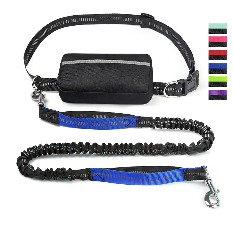 4 Legged Trainer's Pet Running Waist Bag with Leash